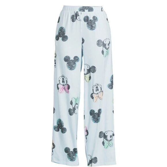 Minnie And Mickie Mouse Women's Printed Sleep Pants With Pockets Size 3X - Picture 4 of 13